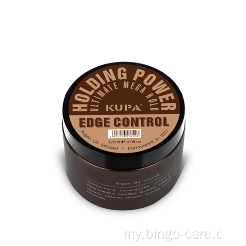 ခိုင်ခံ့သော Styling Shine Edge Control Hair Wax